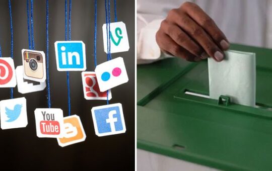 election battle on social media