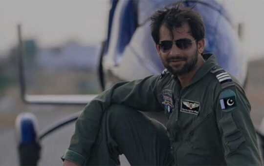 Rich result son google SERP when searching for 'Pilot Qazi Ajmal'