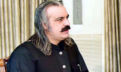 Rich result son google SERP when searching for 'Ali Amin Gandapur'