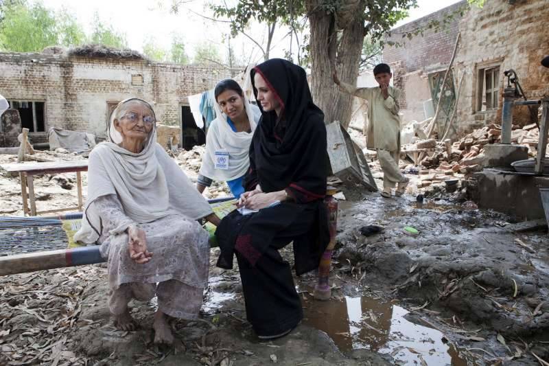 Angelina Jolie in Pakistan